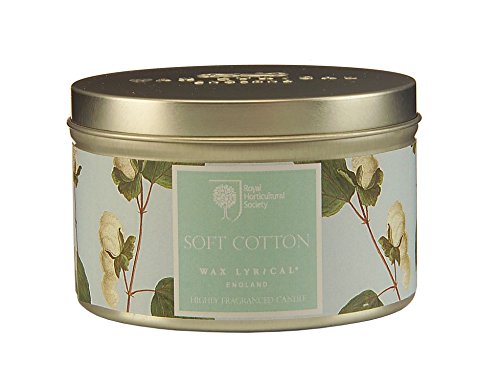 Preisvergleich Produktbild RHS Duftkerze in Blechdose Lsoft Baumwolle