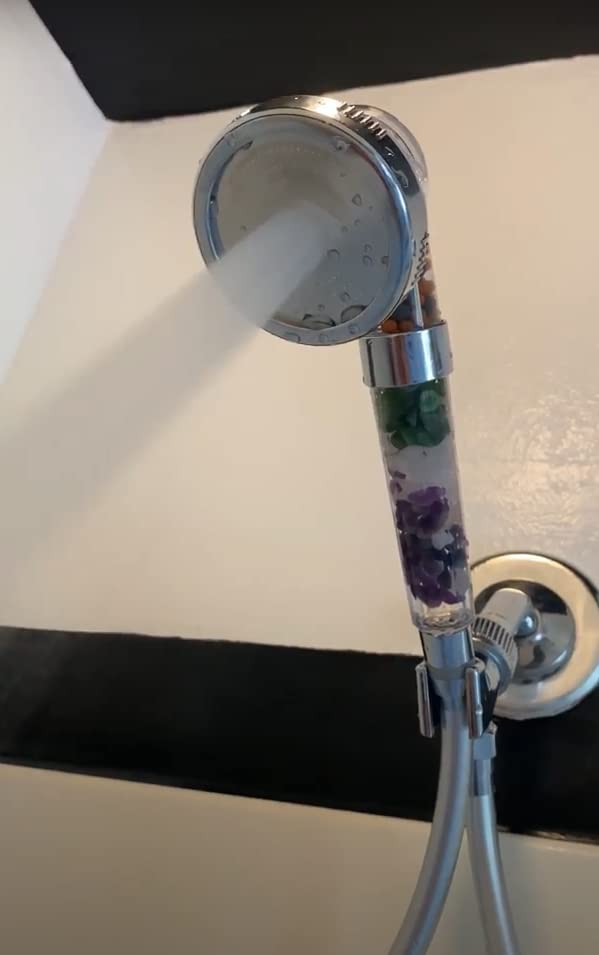 Regadera MineralStream Chakra con manguera 1.5m miniatura 6
