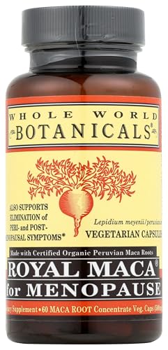 WHOLE WORLD BOTANICALS Royal Maca For Menopause, 60 CT WHOLE WORLD BOTANICALS Royal Maca For Menopause, 60 CT