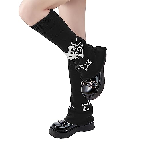 Image of Century Star Leg Warmers for Women Girls Kawaii Y2K Leg Warmers Cutecore Gyaru Leg Warmer Goth Lolita Accessories