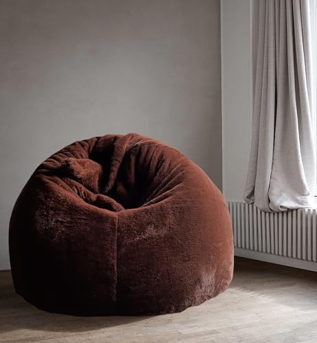 Mollismoons Bean Chair With Beans Mollismoons Fur Bean Bag XXXL