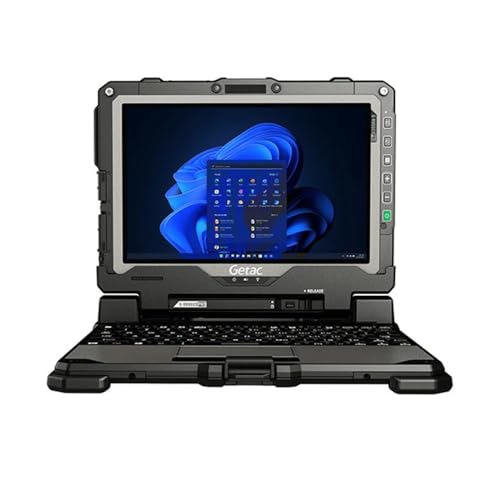 Getac UX10 G2 Fully Rugged Tablet + Backlit Keyboard, Core i5-10th Gen, 10.1" FHD Multi-Touch, Sunlight Readable, 8GB, 256GB SSD, Built-in Barcode Reader, Smart Card Reader, Win 11 Pro