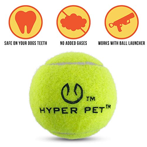 Hyper Pet Pet Tennis Balls For Dogs, Pet Safe Dog Toys For Exercise And Training, 2 Count (Pack Of 1), Colors May Vary, Green (48438Ea) #TOP5