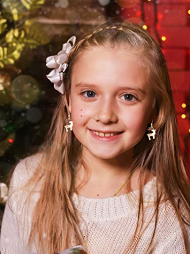 Christmas Earrings For Girls Funny Christmas Earrings Set Snata Earrings Christmas Tree Snowflake Earrings For Women Christmas Gift For Teen Girls(13 Pairs) #TOP7