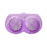 Bra Washing Bag for Laundry, Silicone Lingerie Bags for Delicates, Laundry Bag for Washing Machine & Dryer Bags for A-38D Cup/Maternity/ Sports/Sexy Bras(Purple)
