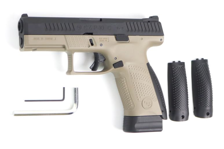 Amazon.co.jp: ASG CZ P-10 C Co2 ガスブローバック ガスガン BK&FDE