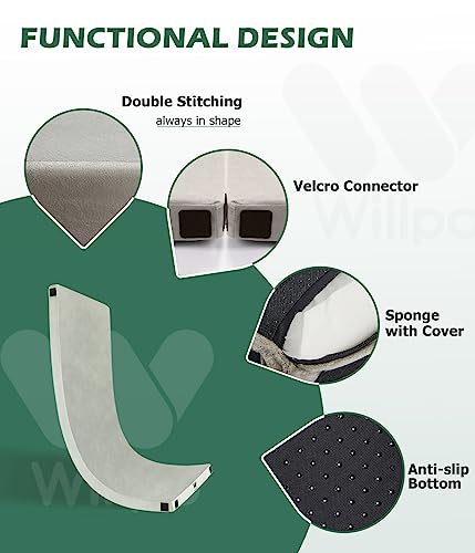 Willpo-Foam-Camping-Mattress-Portable-Sleeping-Pad-Guest-Floor-Bed-Lightweight-Outdoor-Tent-Mattress-with-Waterproof-Cover-Travel-Bag