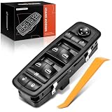 A-Premium 8+13 PINS Master Power Window Switch Compatible with Dodge Dart 2013-2016 & Jeep Cherokee 2014-2016 & Chrysler 200 2015-2016, Front Driver Side, Without Auto Function, Replace# 68271203AB