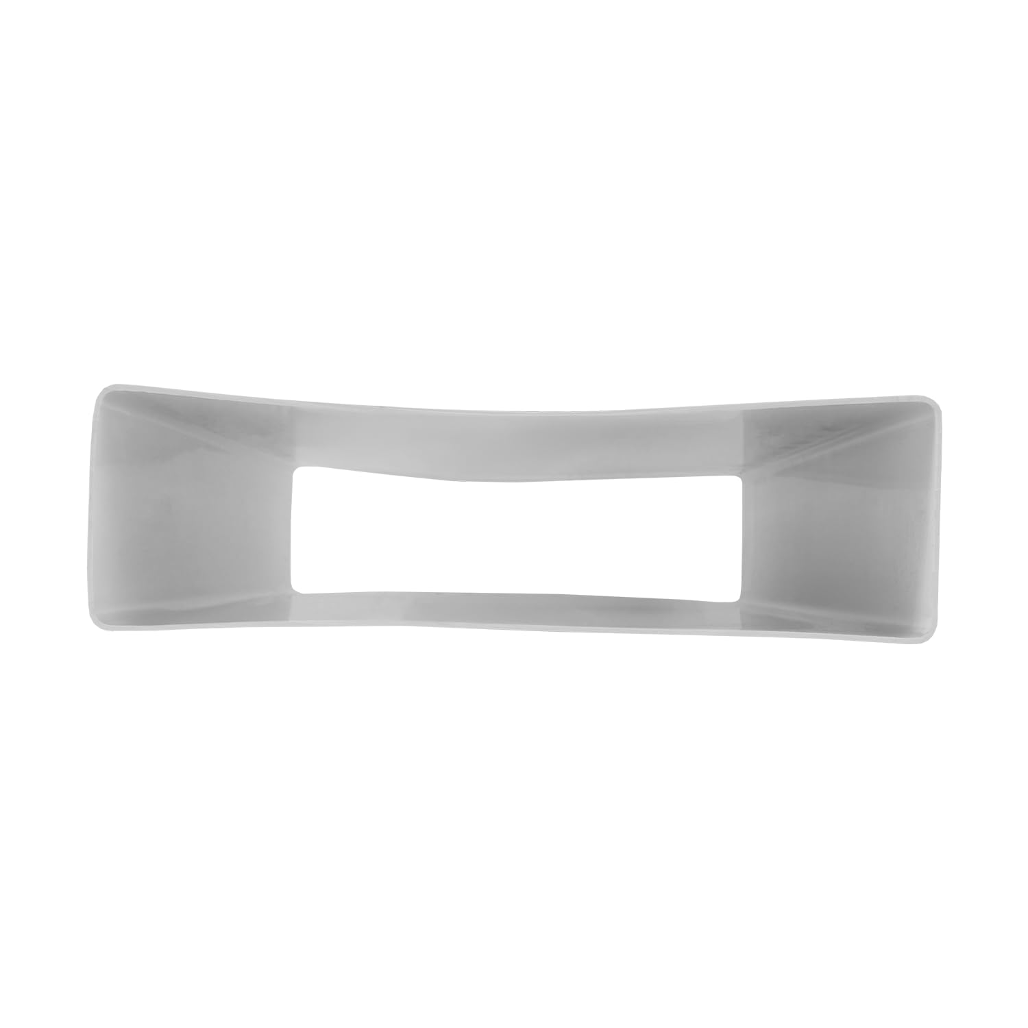 Repa Market Canale piatto 204 x 60 mm, tubo di ventilazione rettangolare in plastica, 1 m di lunghezza, sistema di ventilazione – riscaldamento, raffreddamento