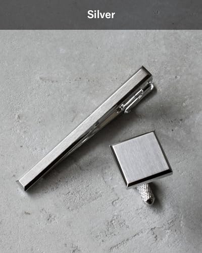 Image of [TAVARAT] Tie Clip Tie Clips for Men Black Silver Light Gold Tie Bar Tie Pin Tps-163