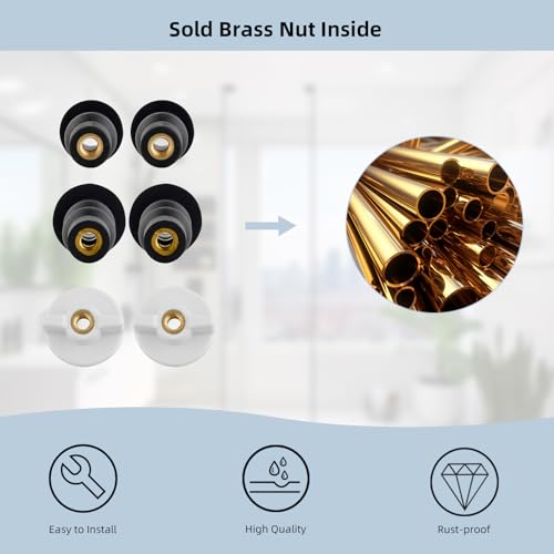 Hibbent Universal Toilet Seat Screws & Bolts, Toilet Screws Replacement Kit - image 4