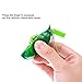 meekoo 10 Pieces Fidget Bean Toy Funny Facial Expression Bean Fidget Toy Soybean Stress Relieving Keychain, Green