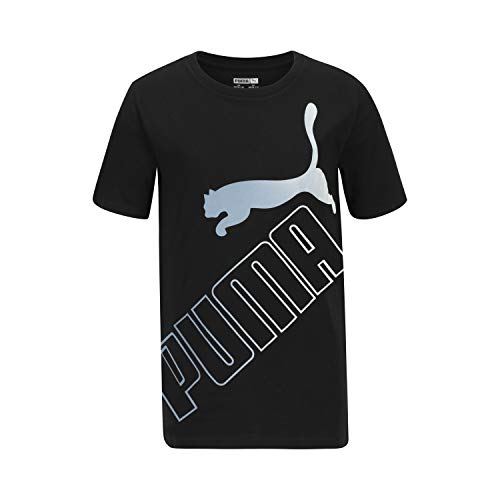 PUMA Boys' Amplified Graphic Logo T-Shirt