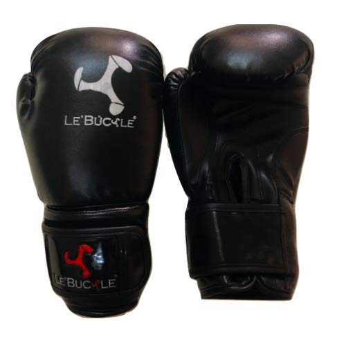 Le Buckle PVC Training Punching Gloves for Boxing (Black, Unisex, 10 oz) (B08R65H7D2) Amazon Price History, Amazon Price Tracker