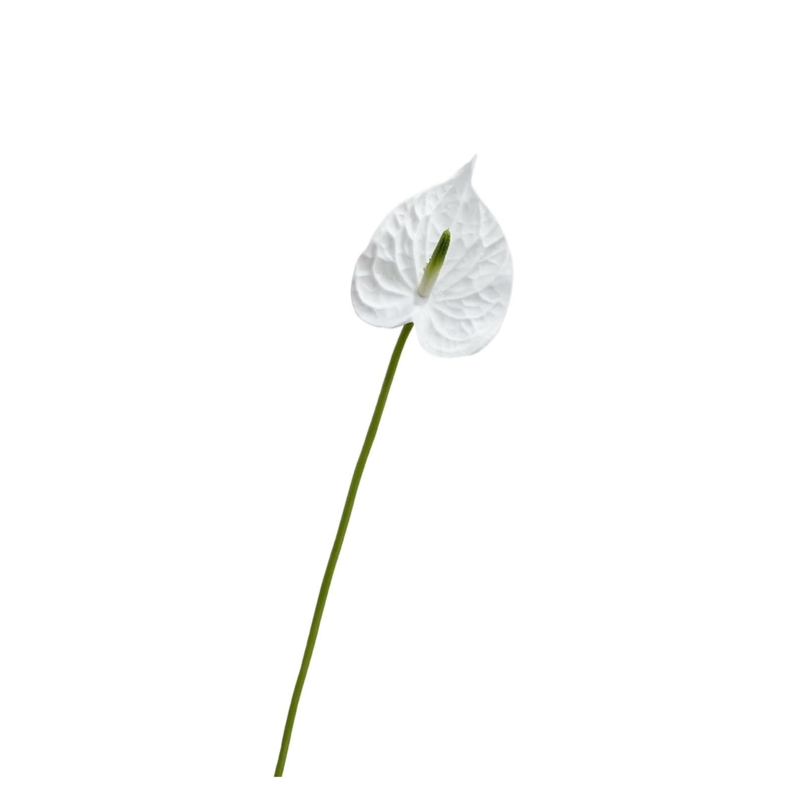Casetlong 10Pcs Artificial Flowers Home Decoration Wedding Decor Bouquet Party Flower Arrangement Photography Props(White)