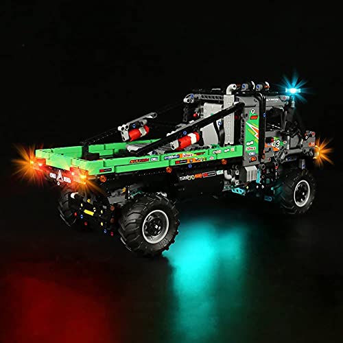 FYHCY Upgrade Fernbedienung Led Licht Set für Lego 42129 Technic 4x4 Mercedes-Benz Zetros Offroad-Truck, LED Beleuchtung… – Bild 7