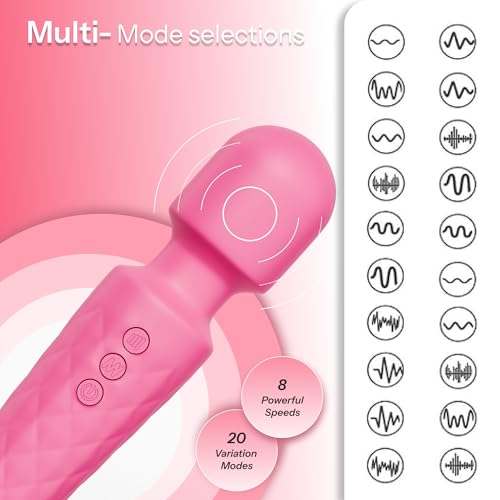 Image of ZYLLION Massager for Full Body Pain Relief | Rotatable Head & Quiet | USB Rechargeable Wireless Body Massager for Women | Waterproof Medical Grade Silicon | For Neck, Back, Shoulders, Legs & More