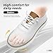Mens Fashion Oxfords Casual Shoes Business Walking Dress Slip on Work Sneakers Mesh Comfortable Lightweight Soft Sole White