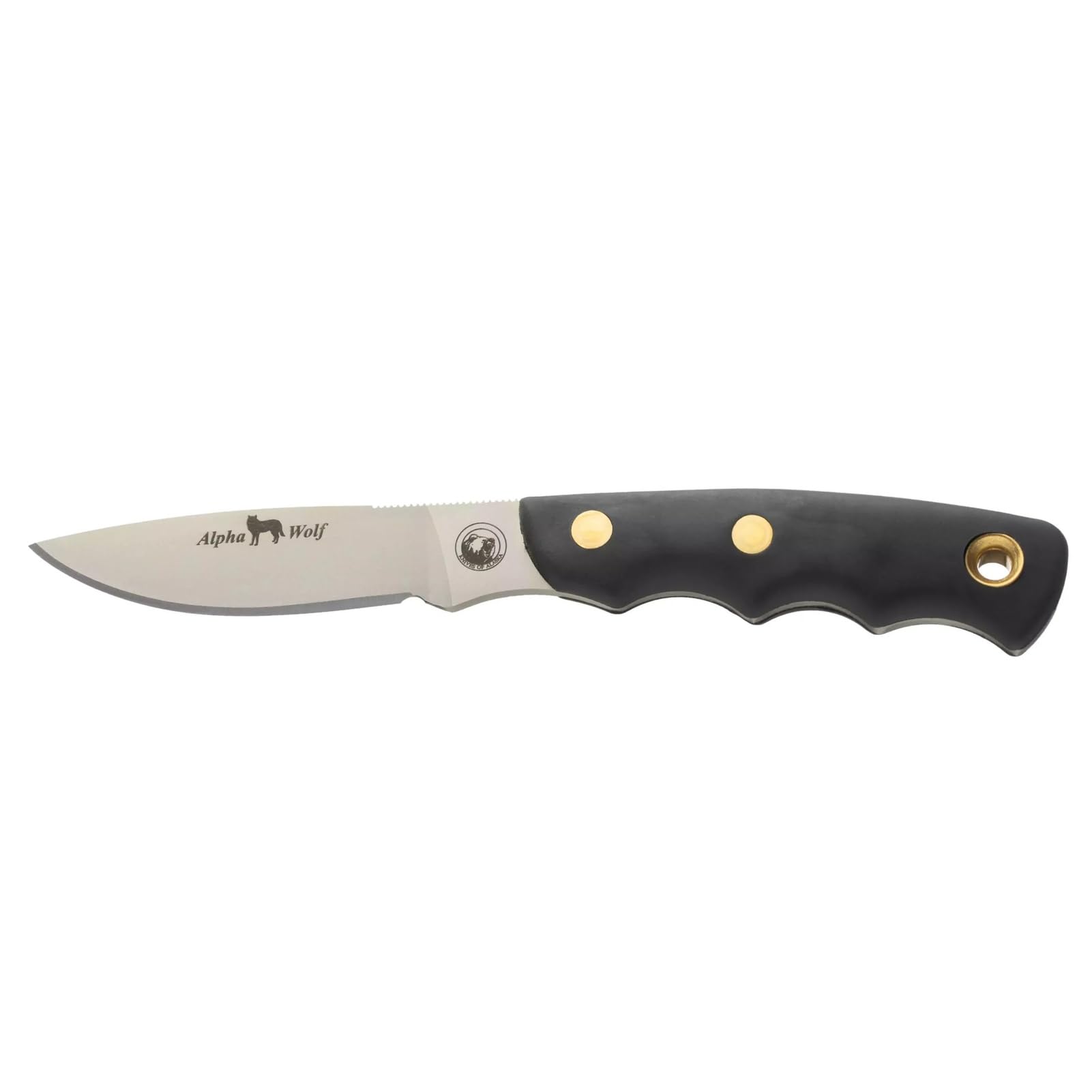 Knives Of Alaska Alpha Wolf D2 Muskrat Combo SureGrip