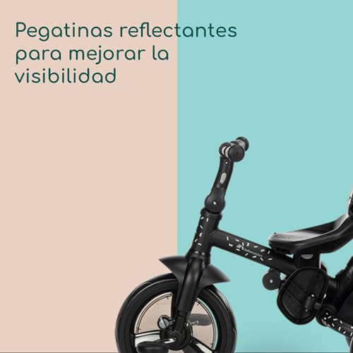 Miniatura 6 de Bebeconfort Windy, Triciclo Evolutivo Con Manillar Para Padres, 10m-4a, 0-25 Kg, Ajustable Al Niño, Asiento Cómodo Y Reversible, Capota Protectora, Plegado Compacto, Bicicleta Infantil, Tinted Stone