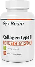 GymBeam Collagen Capsules (Type II) - High Dose, 40 mg per Daily Dose, Support for Musculoskeletal System, High Dose, with Vitamin C and D, for Hydration and Elasticity of Cartilage, 60 Caps