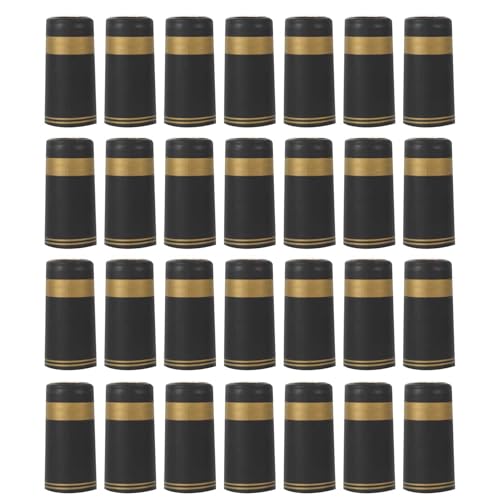 Cabilock 200pcs Red Blouse Wine Sealer for Wine Bottles Wine Bottle Corks Red Tops Empty Wine Bottles Campden Tablets for Wine Making Heat Cap Wine Bottle Labels Shrink Seals