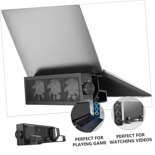 Base refrigerante ajustable para laptop Angoily RGB Negra miniatura 3