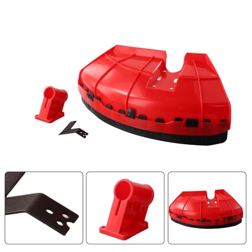 Cubierta protectora 4 en 1 MOTDUHSYG para desbrozadora con placa de abrazadera estable 3