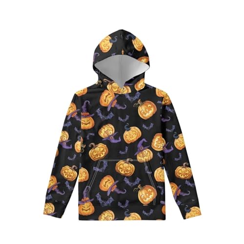 AFPANQZ Youth Boys Sweaters Lightweight Long Sleeve Drawstring Hooded Tunic Sweatshirts Front Pocket Hoodies2