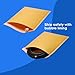 The Boxery 4”x8” Kraft Bubble Mailers | 500 Padded Envelopes Included - Self Sealing Shipping Bags - #000