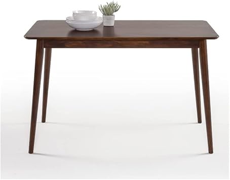 ZINUS Jen 47 Inch Wood Dining Table / Solid Wood Kitchen Table / Easy ...