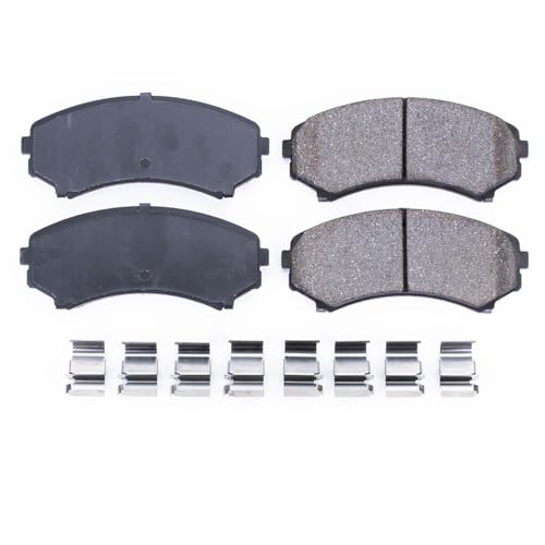 Image of PowerStop Front Brake Pads for Honda Passport 2002 |Isuzu Axiom 2002-04 |Rodeo 2001-04 |Rodeo Sport 2001-03 |Mitsubishi Endeavor 2004-08 - Z17 Ceramic Brake Pads with Installation Hardware, 17-867