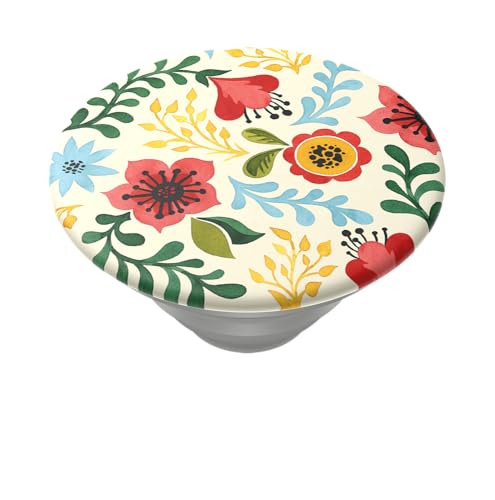 Image of PopSockets Adhesive Phone Grip, Holder, Phone Stand, Flower - Wallflower Paper