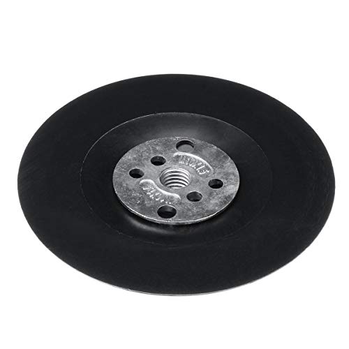 SagaSave 4 Inches Backing Pad Flexible Low Profile Edge Hook-and-Loop Sander Polisher Buffer for Polishing Wood Metal Paint
