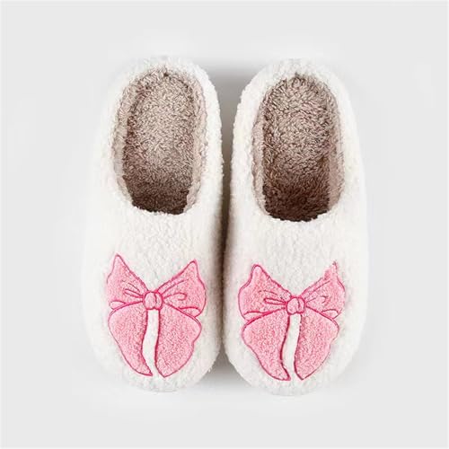 Image of Halloween Pumpkin Slippers for Womens Mens Cute Cartoon Slippers Plush Warm Memory Foam Shoes