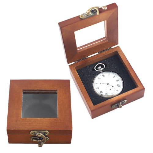 Wooden Pocket Watch Gift Box