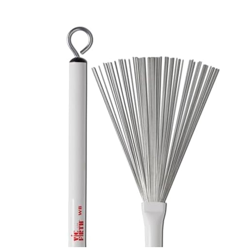 Vic Firth WB Jazz Brush - Escobillas de batería, retráctil y ajustable, Los par
