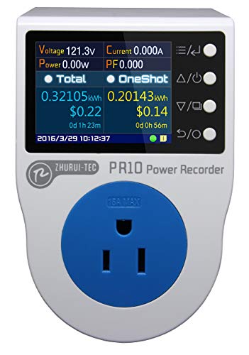 Free Shipping 🛒 ZHURUI PR10-E US15A Power Meter Plug / Home Power metering Socket/ watt Meter/2.4 inch TFT Color LCD/0.5FS One-Day Sale: Up to 50% Off ZHURUI PR10-E US15A Power Meter Plug / Home Power metering Socket/ watt Meter/2.4 inch TFT Color LCD/0.5FS
