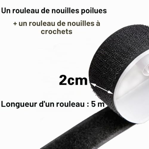 2cm*5m Adesivo, Adesivo Forte per Tessuto, Strappo Adesivo – vue 2