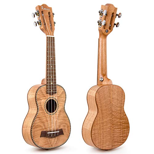 Ukulélé Ukelele Pour Débutant Kit Type Classique Tiger Flame Okoumé Corps De Kmise (21inch) - Les Beatles, Paul McCartney, John Lennon, RIngo Starr, George Harrison Ukulélé Ukelele Pour Débutant Kit Type Classique Tiger Flame Okoumé Corps De Kmise (21inch) – Image 3