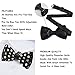WUXEKZO Boys Daisy Flower Floral Polka Dot Pre-Tied Bow Tie for Party, Business, Prom, Fashion Butterfly Bow Ties
