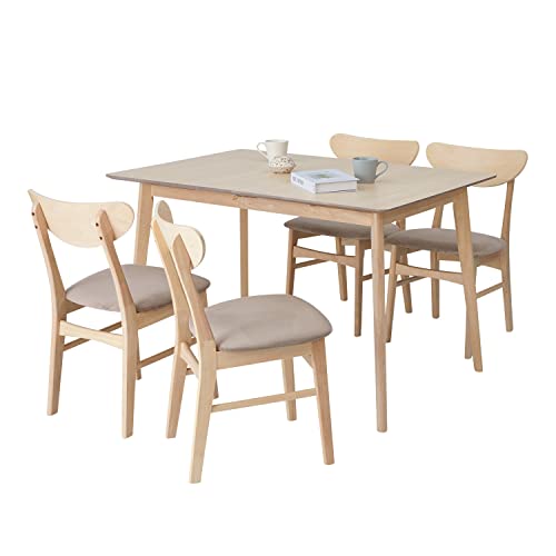 LOWYA ロウヤ 伸縮ダイニング ダイニングテーブル ダイニングテーブルセット ホワイト 幅120cm 幅160cmのサムネイル