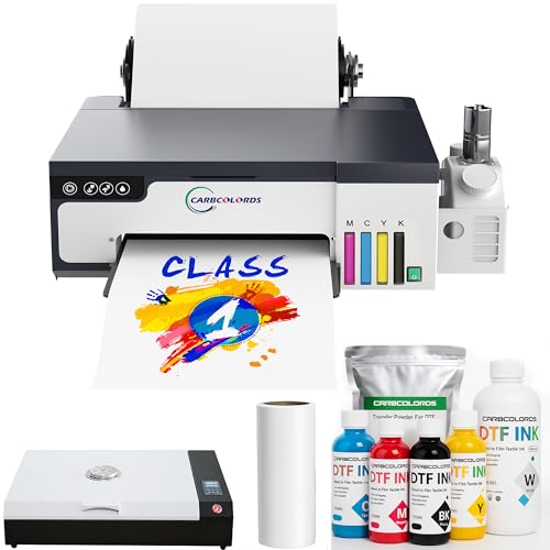 Carbcolords DTF Printer A4 High-Speed Transfer Machine with White Ink...