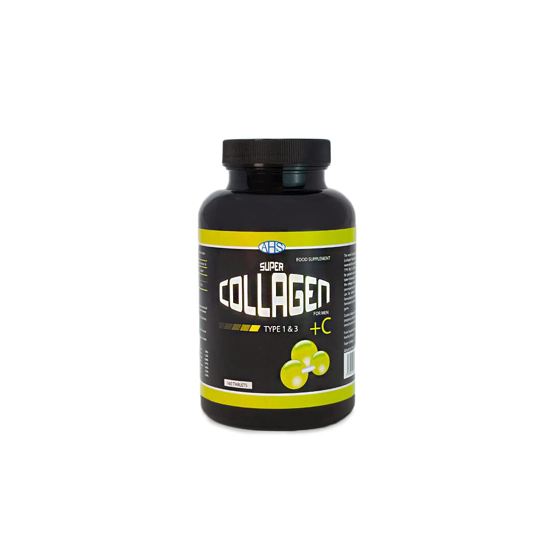 AHS Super Collagen + VIT C Types 1&3 for Men (6000MG Per Serving)