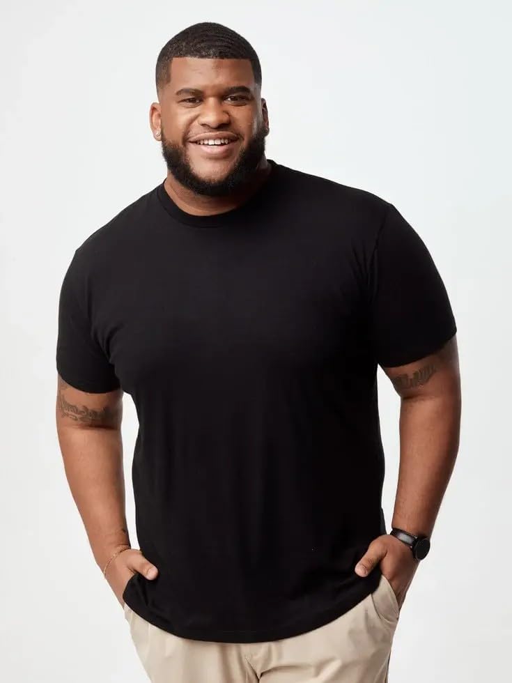 Fresh Clean Threads Men's Crew Neck T-Shirts – Short Sleeve, Fitted Style, Soft Cotton-Poly Blend, Tag-Free Comfort - Image 6