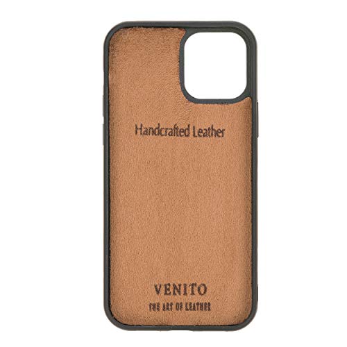 Venito Lucca Leather Case Compatible with iPhone 13 Pro (6.1 inch) – Extra Secure with Padded Back Cover (Burnt Red) by Venito - Image 3