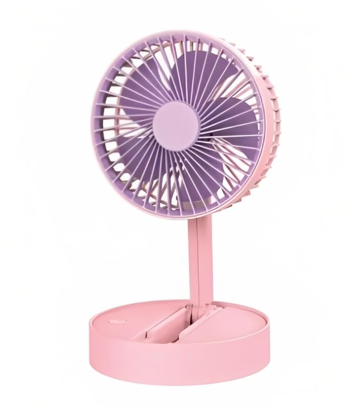 See full amazon price history chart for KRISHYAM USB Fan Rechargeable Mini Fan - 3 Speeds, 180° Rotation, Low Noise, High Duration, Foldable, Small Fan for Home, Office, Outdoor & Travel (Pink+Purple) KRISHYAM USB Fan Rechargeable Mini Fan - 3 Speeds, 180° Rotation, Low Noise, High Duration, Foldable, Small Fan for Home, Office, Outdoor & Travel (Pink+Purple) (B0CBQ4MBXX) Amazon Price History, Amazon Price Tracker