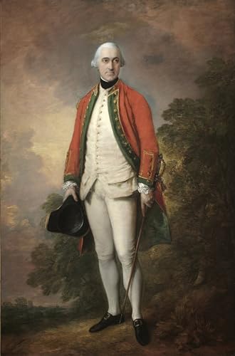 Affiche portrait Gainsborough George Pitt pour décoration murale salon 60x90