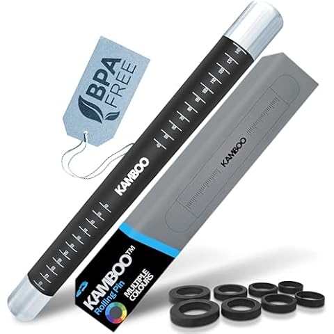 KAMBOO Adjustable Non-Stick Rolling Pin Cover