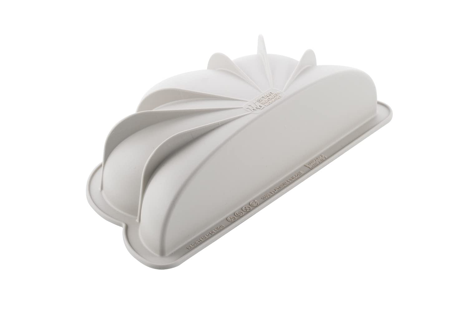 Silikomart | Silikonformen Set NUVOLA, Zusammensetzungsset 2 Silikonformen, 3D Design, 220 x 110 mm, h 60 mm, Volumen 1600 ml, Made In Italy